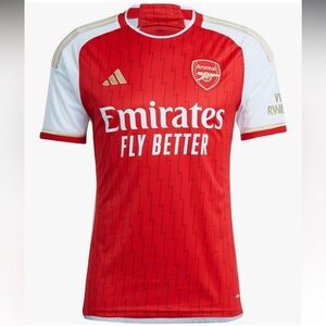 Adidas Men's Soccer Arsenal 23/24 Red Home Jersey